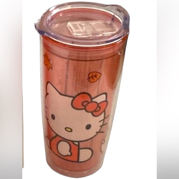 Hello Kitty Pumpkin Spice & and Everything Nice Acrylic Tumbler Cold Cup - Picture 1 of 4